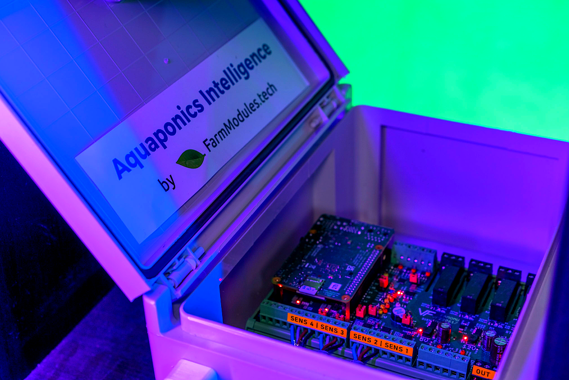 IoT system Aquaponics Intelligence - case picture